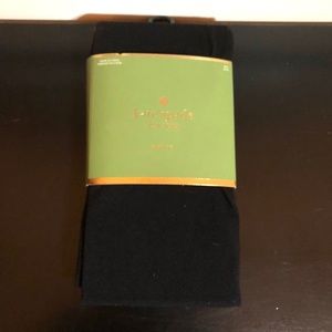 NWT Kate Spade Black Tights size M/L